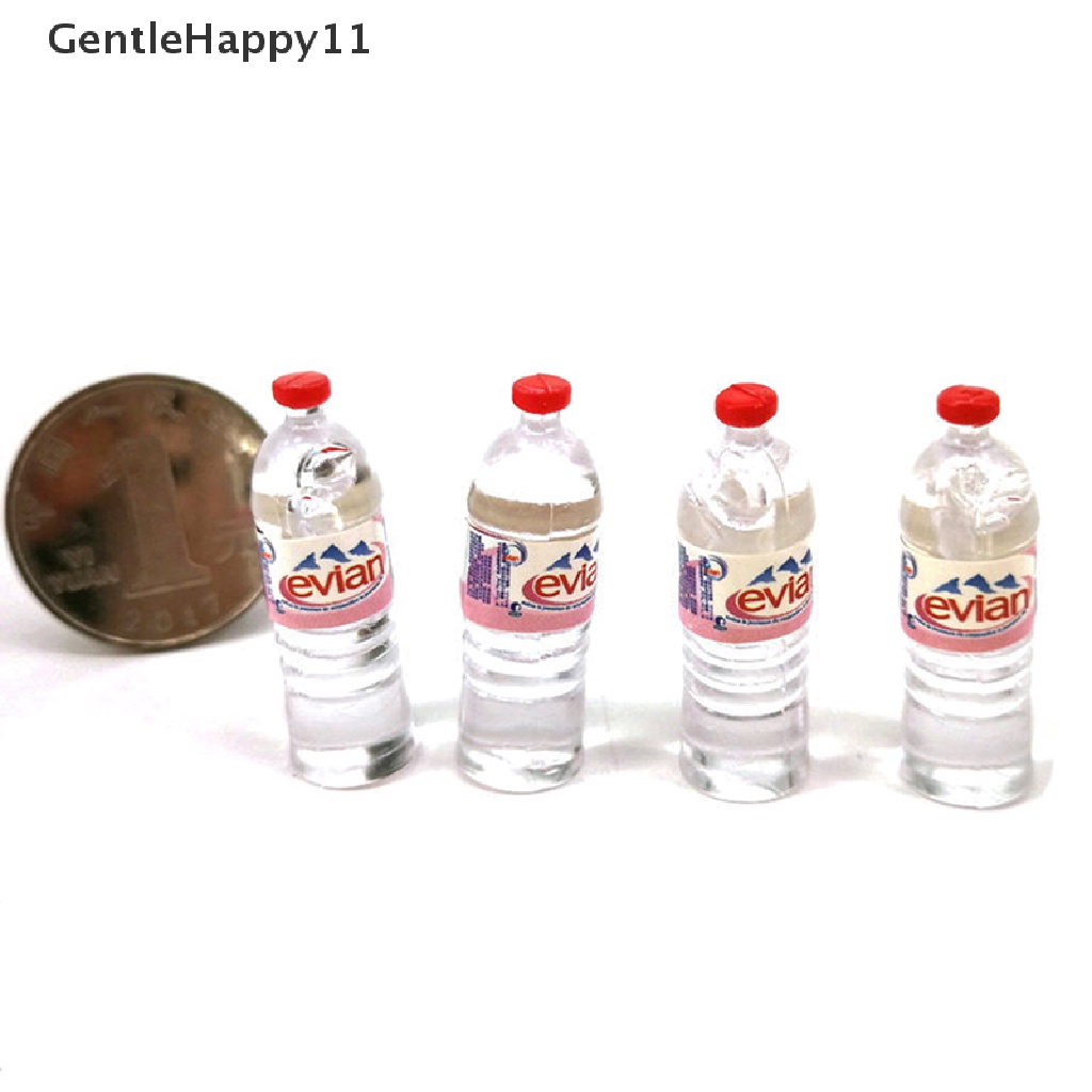 Gentlehappy1:12 4Pcs Botol Air Rumah Boneka Miniatur Mainan Boneka Aksesoris Dapur id