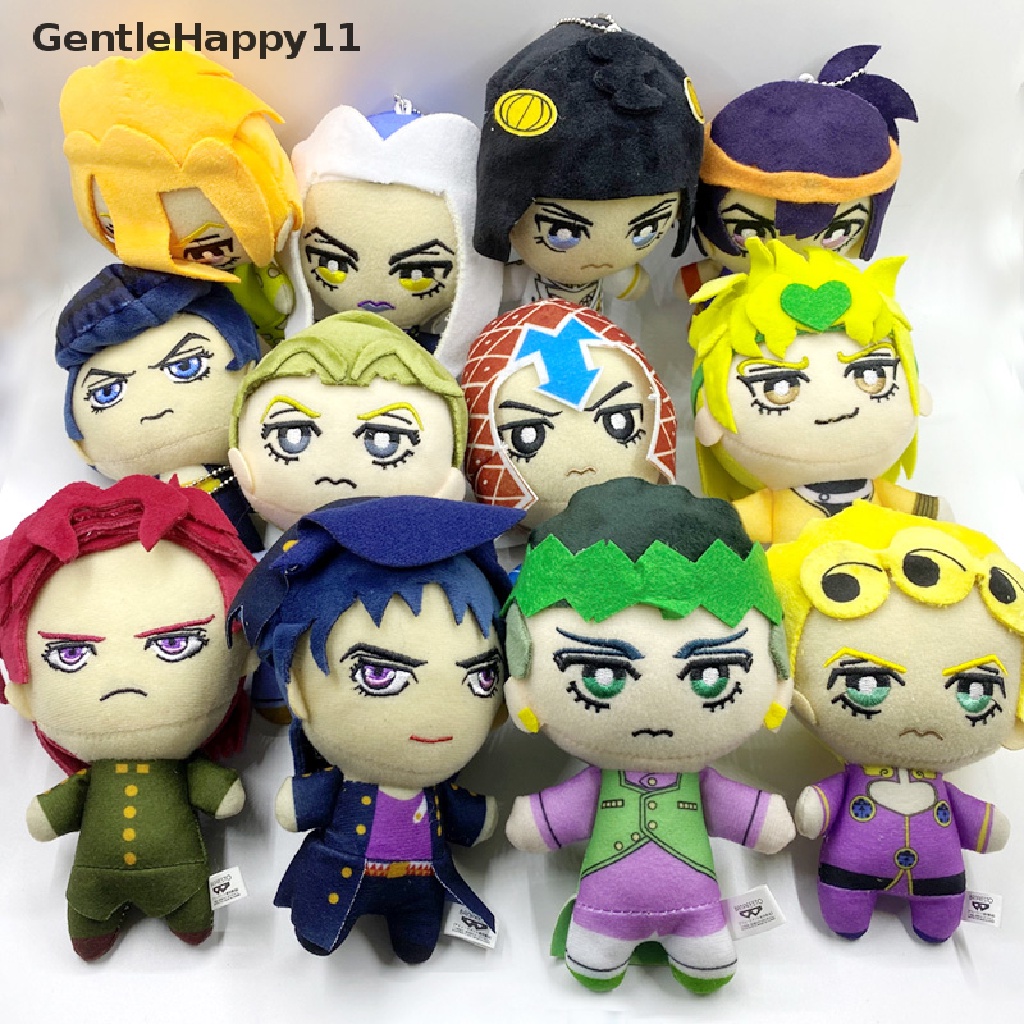 Gentlehappy Jojo's Bizarre Adventure Bugatti Abacio Fukuoka Toaro Plush Pendantmainan Mainan id