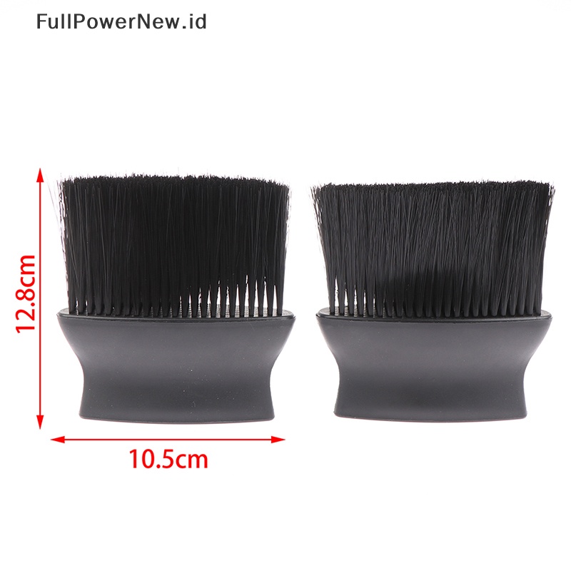 Power Professional Sikat Kemoceng Wajah Leher Lembut Barber Hair Clean Hairbrush Tools ID