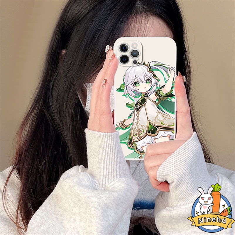 IPHONE Casing Kompatibel Untuk Iphone14 13 12 11 Pro Max X Xr Xs Max8 7 6 6s Plus SE 2020 Ins Jepang Animasi Gadis Indah Tepi Lurus Silikon Tahan Debu Shockproof Soft Phone Case