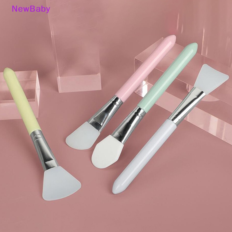 Newbaby 4pcs Brush Facial Silikon Profesional Cream Mixing Silicone Brush Tools ID