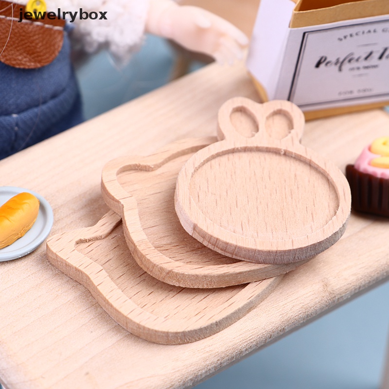 [jewelrybox] 1pc model Rumah Boneka Dihiasi Dengan Nampan Roti Buah dessert Kartun mini Butik