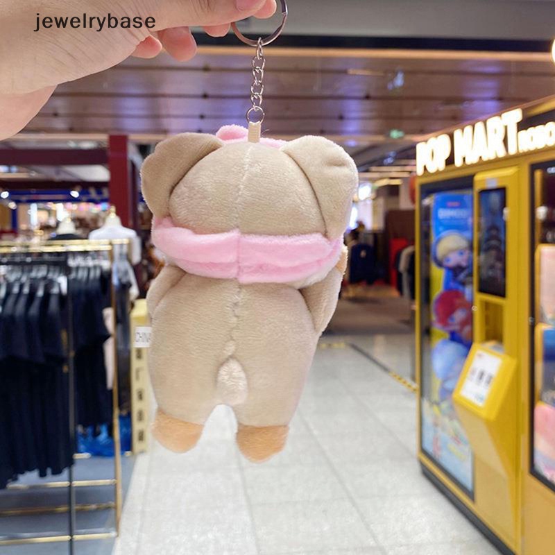 [jewelrybase] Baru Kawaii Babi Kelinci Beruang Mainan Mewah Plush Gantungan Kunci Lucu Plushies Boneka Liontin Butik