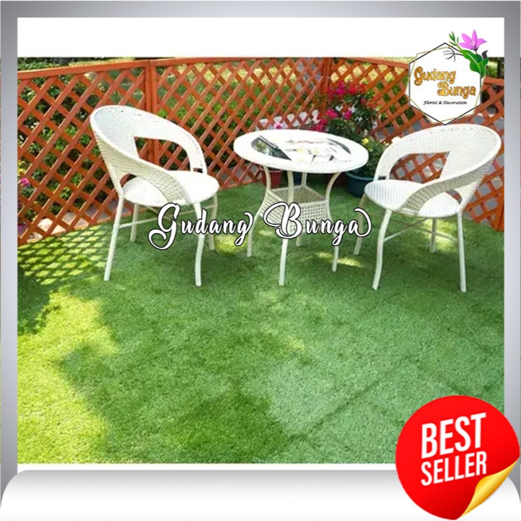 Karpet Rumput Sintetis 25cmx25cm Swiss Rumput Hijau Artificial, Rumput Tanaman Indoor &amp; Outdoor, Dekorasi Taman, Karpet Rumput, Rumput Golf Socker, Artificial, Import Murah Berkualitas