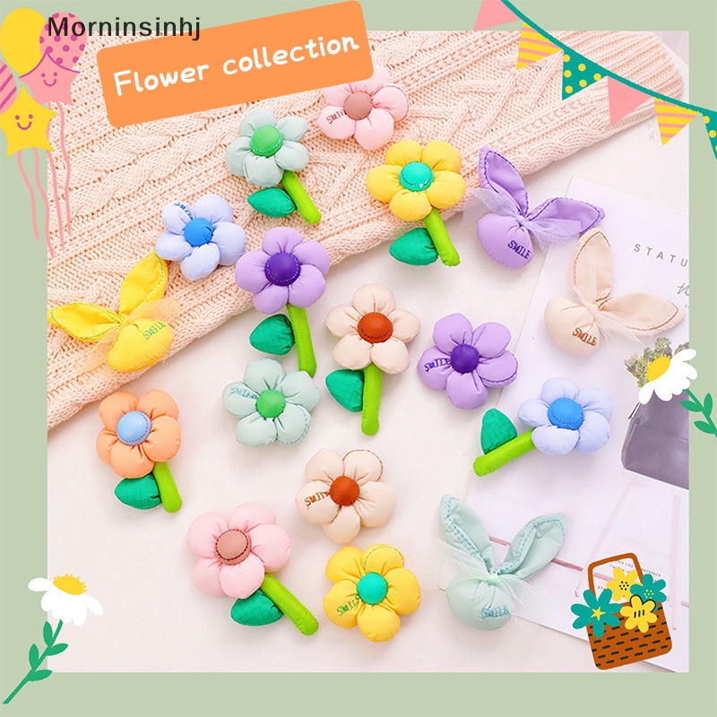 Mornin Bros Bunga Kain Macaron Color Flower Girl Lucu Tas Liontin Kecil Ornamen id