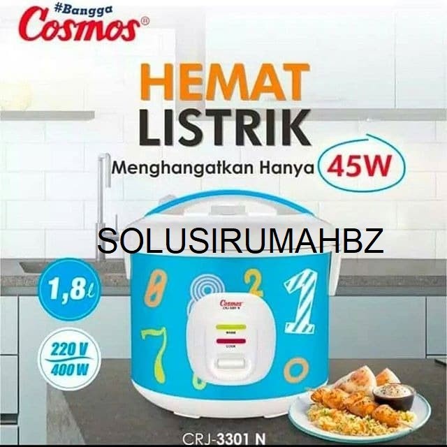 MAGIC COM RICE COOKER 1.8L - 2L COSMOS PENANAK NASI 2 LITER AN 1.8 L