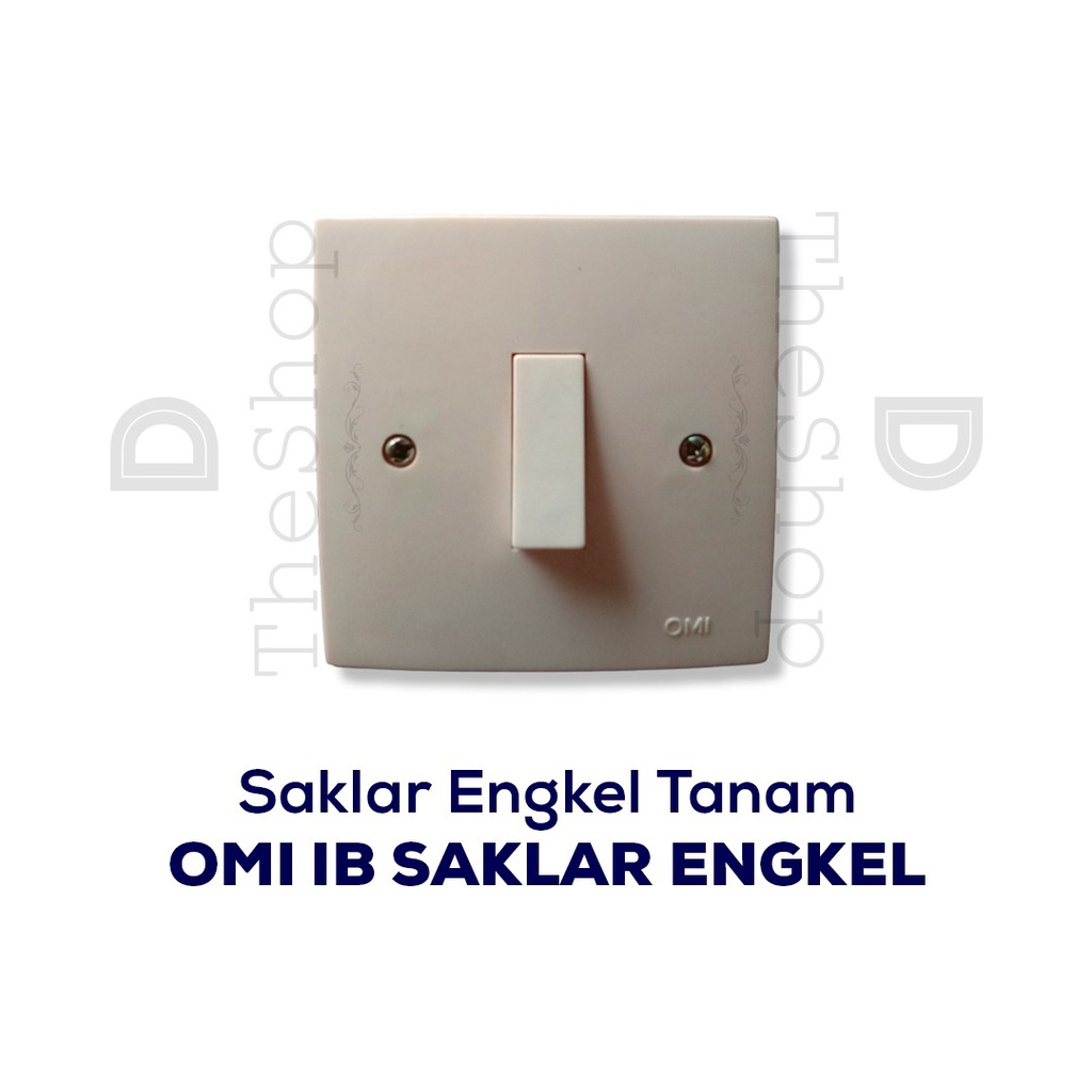 Saklar Engkel IB Tanam OMI Cream