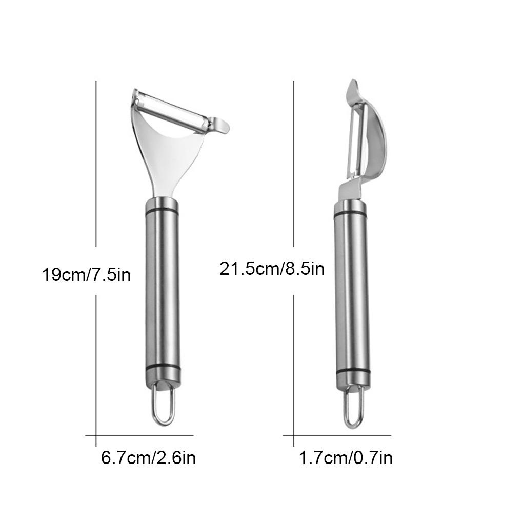 Peelersstainless Steel Tajam Pengiris Sayuran Anti Selip Gantung Dapur Rumah Staples Veggie Kentang Alat Masak