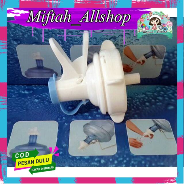 Kran galon dispenser air minum mineral aqua cleo club flow kangen water / waters faucet multifungsi