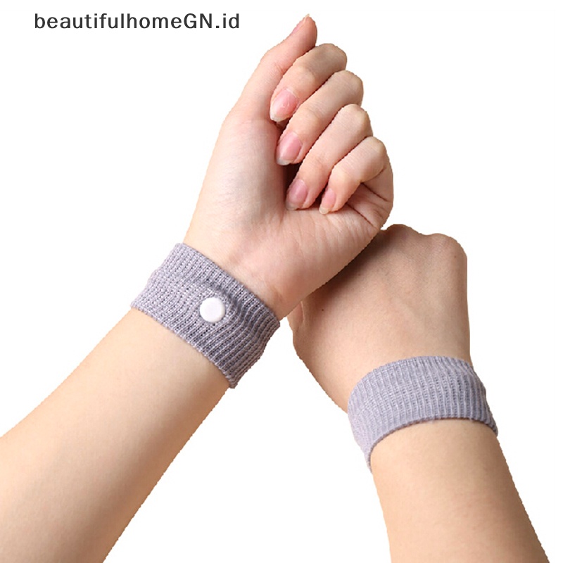 {Cantik} Nausea Anti Morning Sickness Motion Travel Sick Wrist Band Mobil Sea Plane~