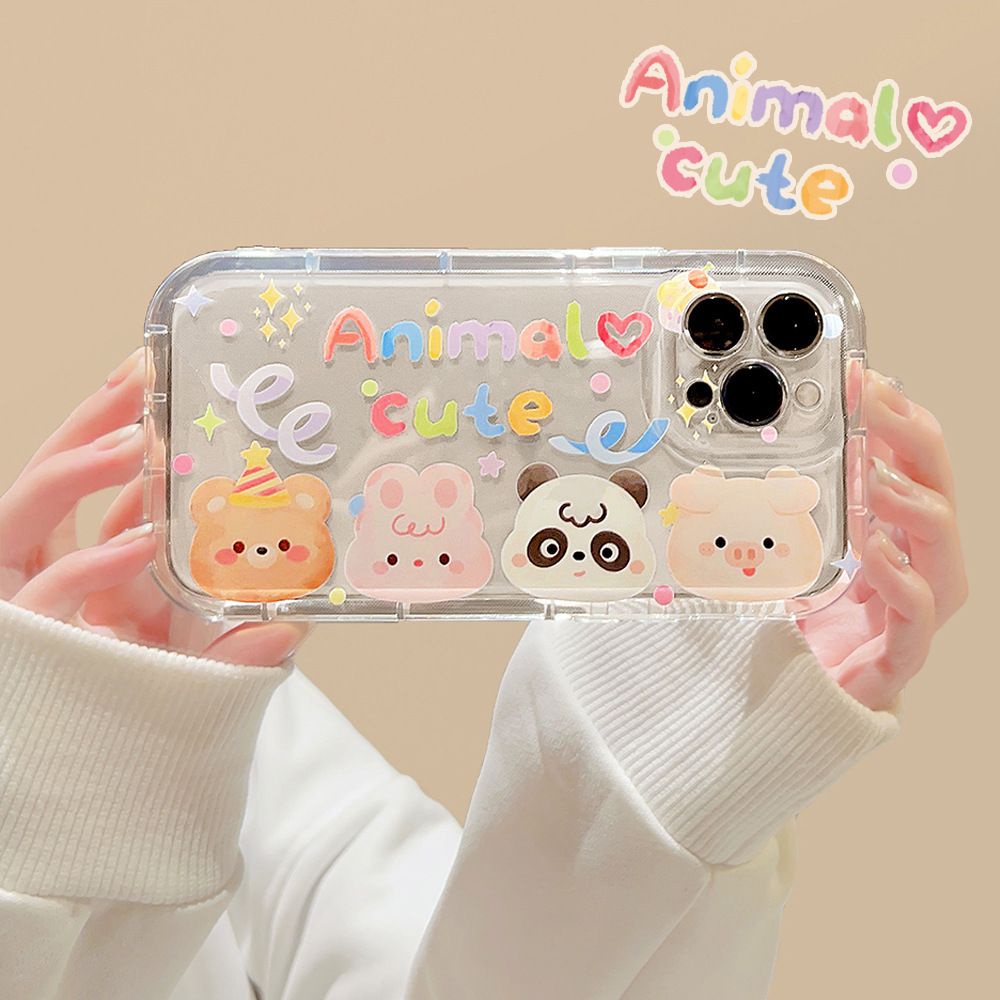 Cocok Untuk Iphone14 Pro Max iPhone Phone Case Airbag Protection Phone Case Kamera Tahan Guncangan Kompatibel Dengan Iphone13 13prm iPhone 11 7Plus 8Plus Xr XS 12 Pro Max 12mini 13mini Phone Case