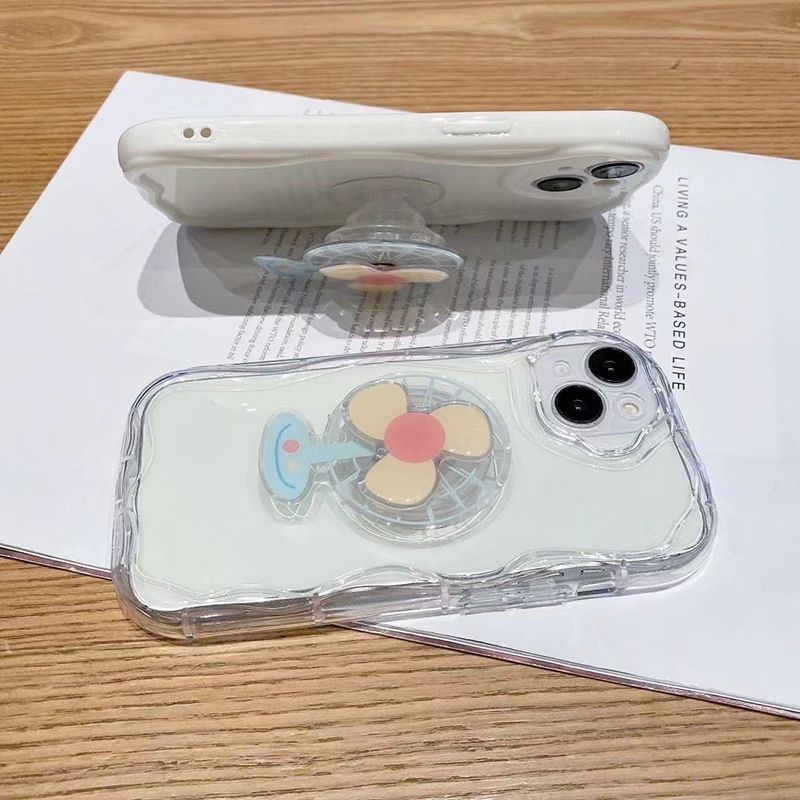 IPHONE Casing Ponsel Desain Kipas Angin Berputar Lucu Kompatibel Dengan Iphone12 13 14 11 Pro Max X Xs Max Xr fdcdf