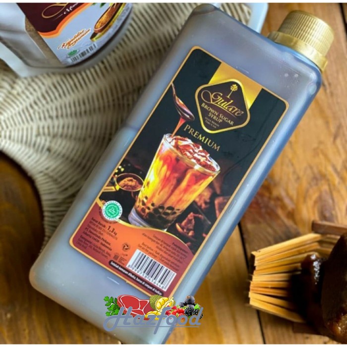 

Okinawa Brown Sugar Syrup Premium 1,3kg Merk Gulare/Brown Sugar Boba