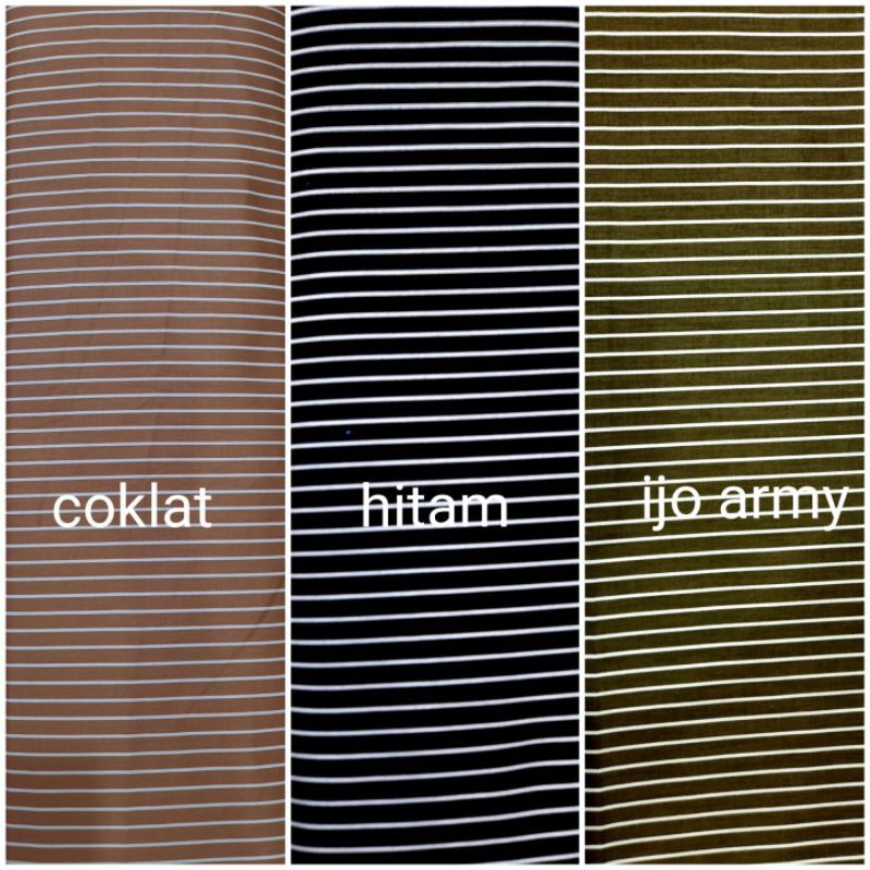 Lurik Katun Jepang Halus Premium Motif Lerek Lurik Garis