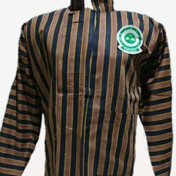 Lurik  Surjan ukuran jumbo XXL XXXL XXXXL // baju surjan lurik dewasa ↔ Baru ▽▔