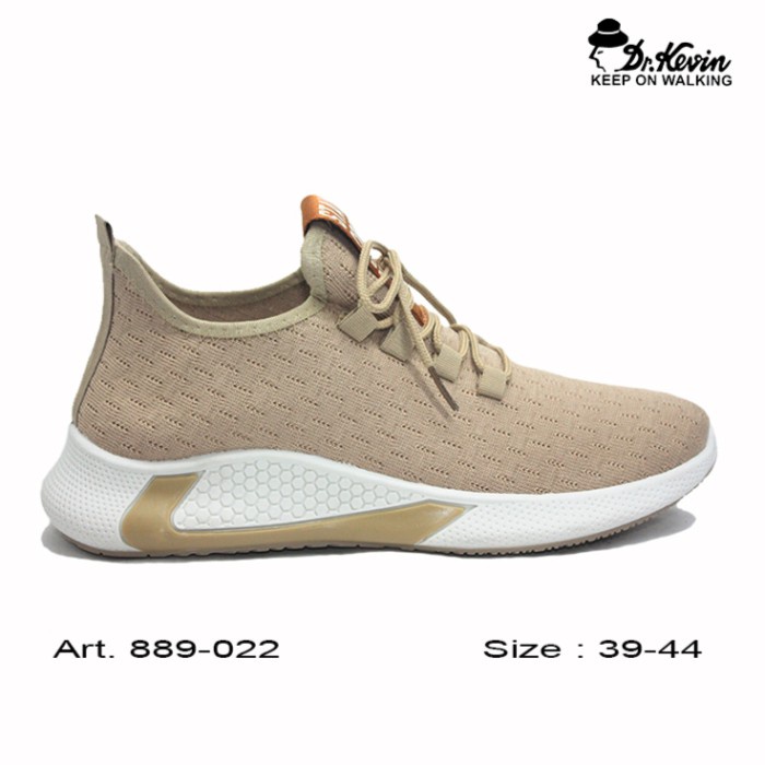 (COD) Dr. Kevin Sepatu Sport Pria Men Sneakers 889-022 - Hitam - Coffee, 42