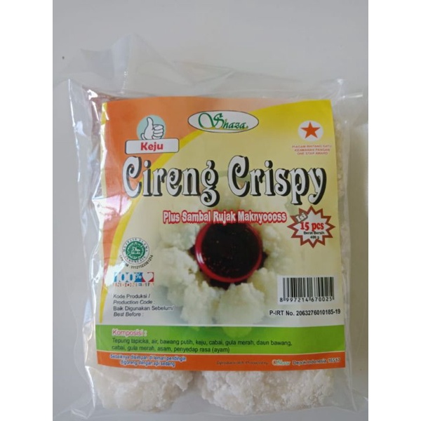 

SHAZA Cireng Crispy Keju Isi 15