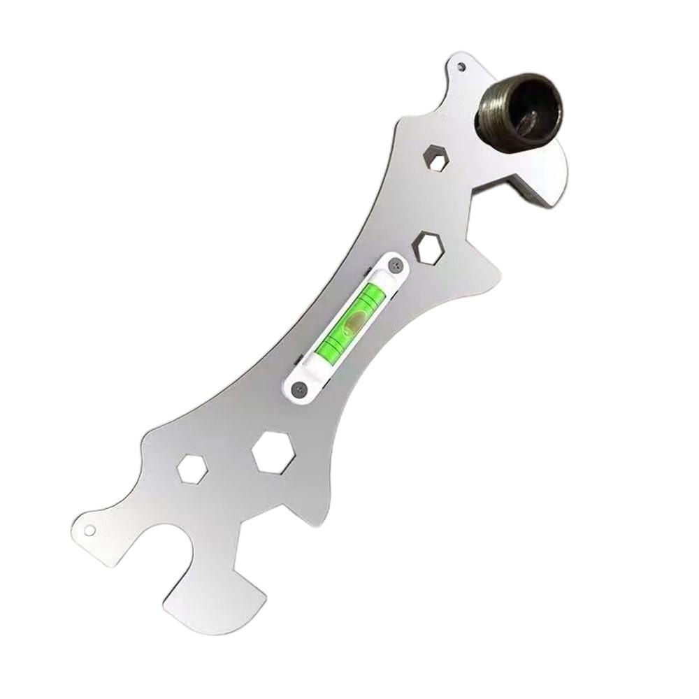 【 ELEGANT 】 Kunci Pengukur Jarak Bahan Stainless Steel 1Pcs Lepas Pasang Instalasi Keran Shower Ujung Terbuka Dual Headed Distance Measuring Tool