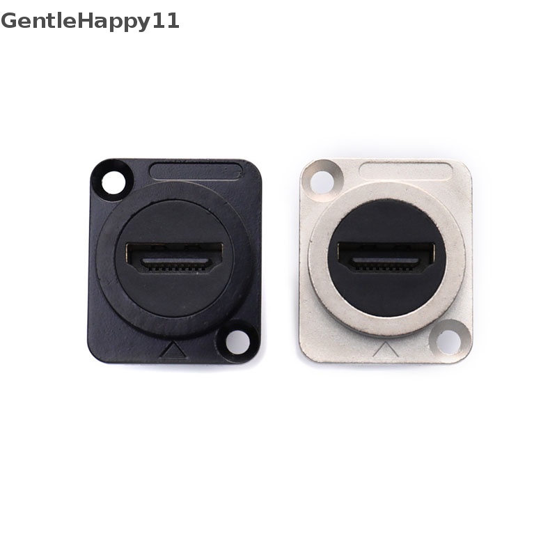 Gentlehappy Konektor Sasis Tipe D Female Socket Konektor Dipasang Panel HDMI-Kompatibel id