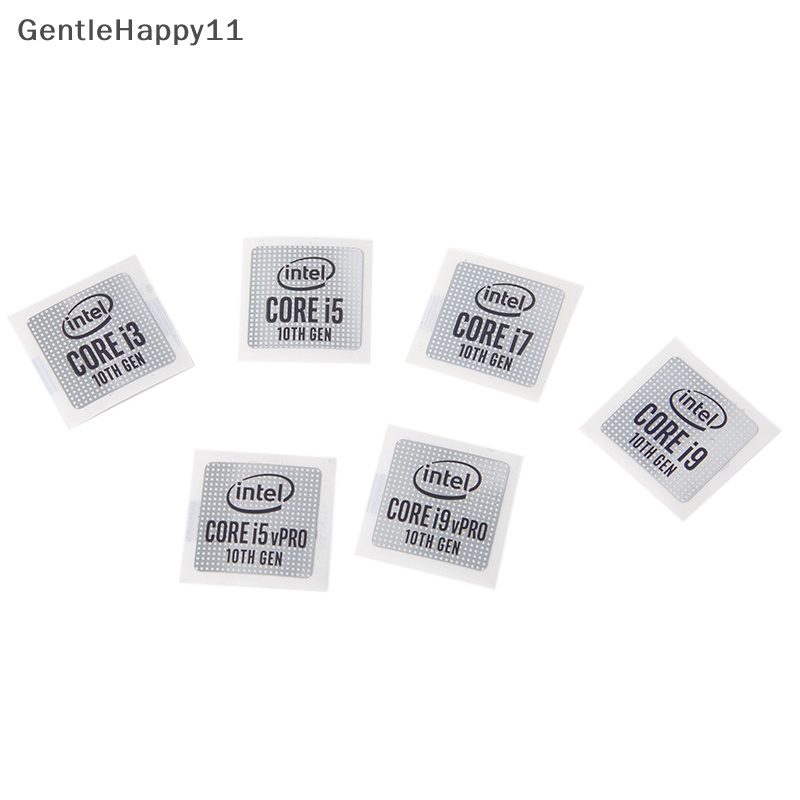 Gentlehappy 5pcs DIY Original Generasi 11th Lntel Core I9 I7 I5 Stiker Laptop Desktop Cpu Label Stiker Kantor Label Laptop Komputer Dekorasi DIY Label Notebook id