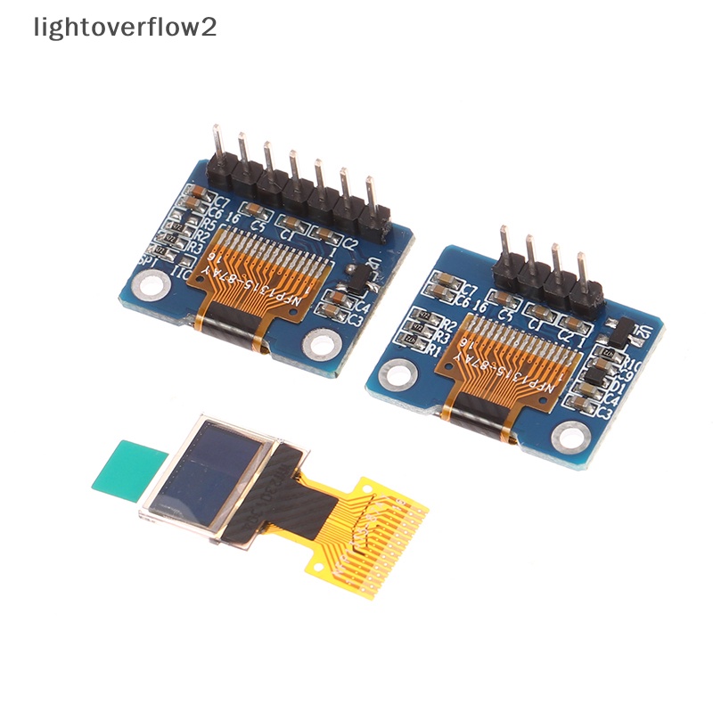 [lightoverflow2] 0.42 &quot;0.42 Inch Putih OLED Display LCD Modul 72X40 Layar Serial Warna Putih I2C IIC/SPI Interface SSD1306 72 * 40 [ID]