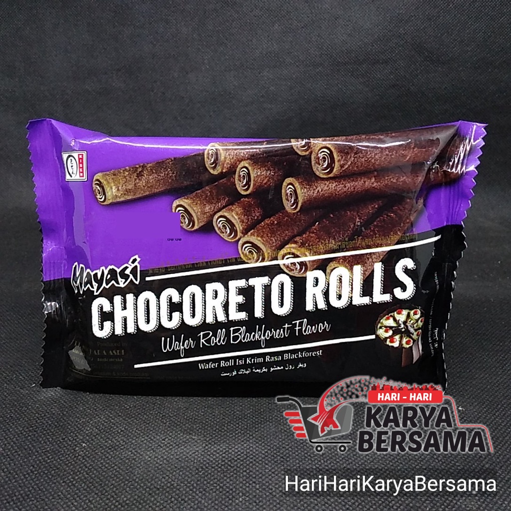 

MAYASI CHOCORETO ROLLS BLACKFOREST FLAVOUR 30GR