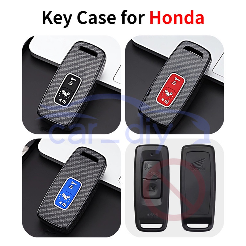 Kasus Kunci ABS Penutup Jarak Jauh Silikon Gantungan Untuk Honda PCX125 PCX160 SH350 SH300 VISION NS110R XADV750 Sepeda Motor Cangkang Pelindung Motorcycle Remote Key Case