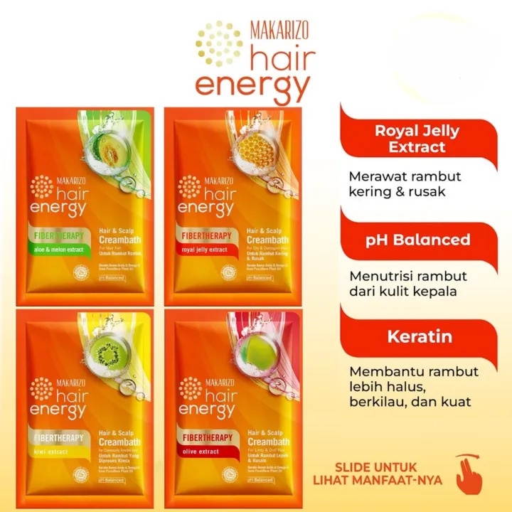 ★ BB ★ MAKARIZO Hair Energy Series | Hair Energy Creambath Makarizo | Hair Energy Scentsation | Hair Energy Shampoo |