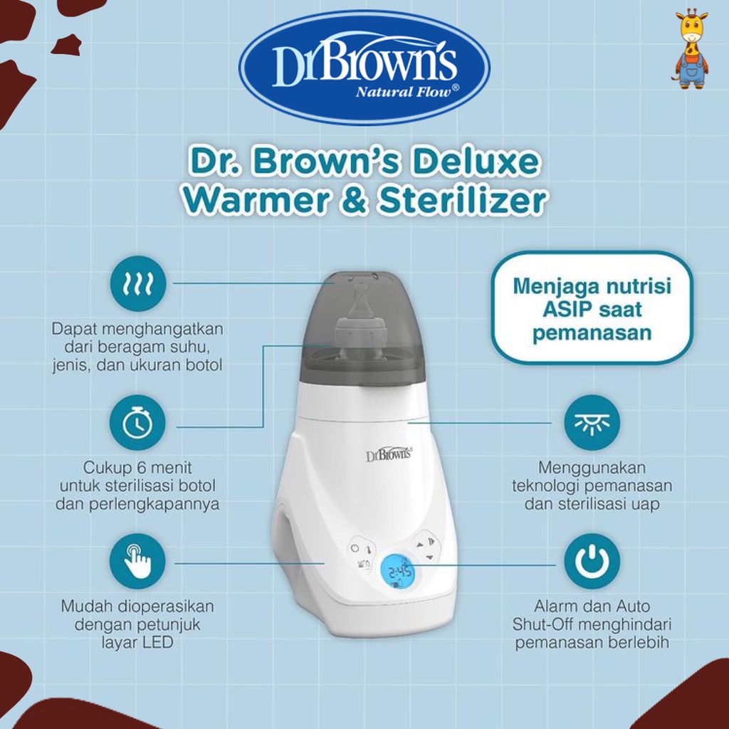 Dr. Browns Deluxe Electric Bottle&amp;Food Warmer&amp;Sterilizer AC148