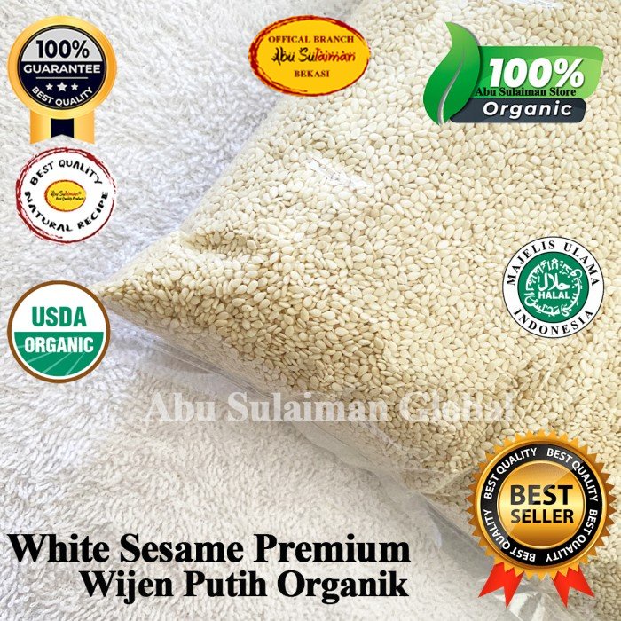 

Wijen Putih 250 gr / White Sesame 250 gr / Premium Sesame Seeds / Biji Wijen Putih 250 gr