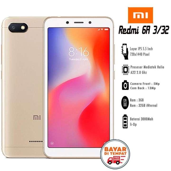 XIAOMI REDMI 6A 2/16GB | 3/32GB 16GB 32GB BARU GARANSI TOKO 1 TAHUN