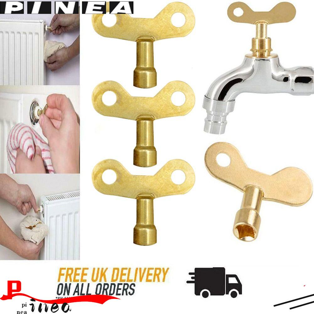 Nanas 4PCS Venting Air Valve Kuningan Keran Aksesoris Outdoor Bleeding Key