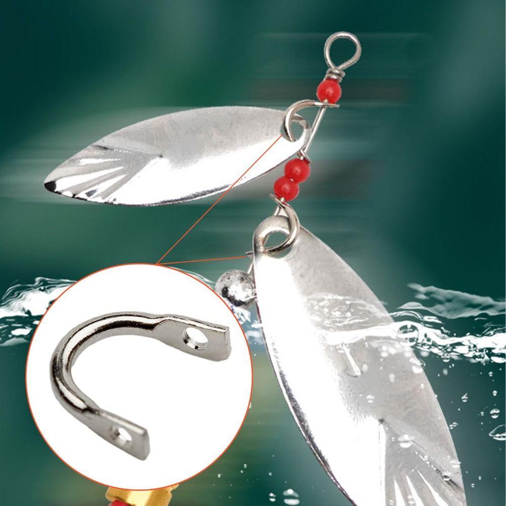 AUGUSTINA Agustina Kuningan Clevis DIY Fishing Tackle Boat Catch U-Shaped Connector Easy Spin Fishing Connector Fishing Tackle Sea Memancing Gesper Memancing Clevis