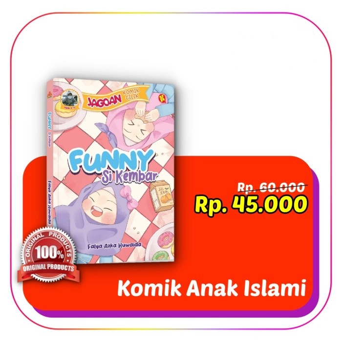 Komik Funny si Kembar Alkautsar Kids