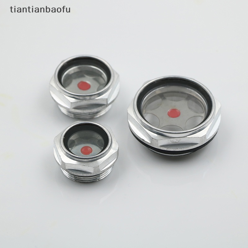 [tiantianbaofu] 16mm-48mm male Thread metal air or oil level sight glass Boutique