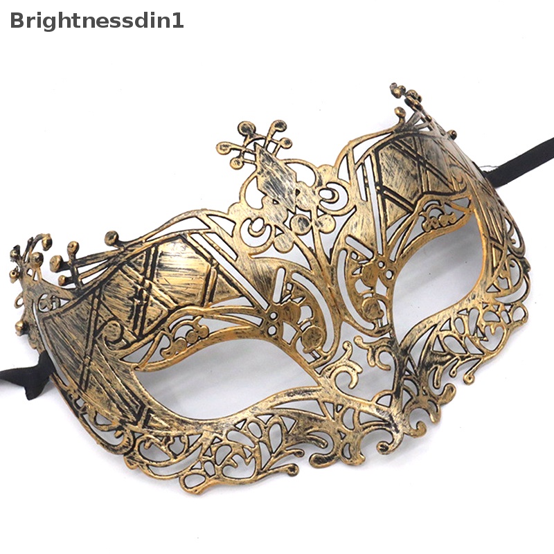 [Brightnessdin1] 1pc Topeng Masquerade Topeng Pesta Kostum Halloween Wanita Pria Fancy Dress Butik