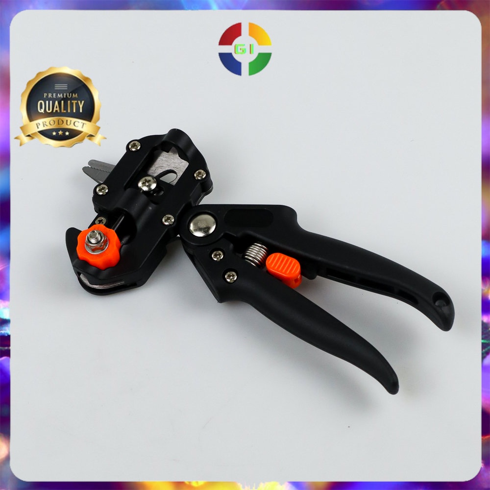 Gunting Sambung Pucuk Batang Tanaman Grafting Pruning Tool Black