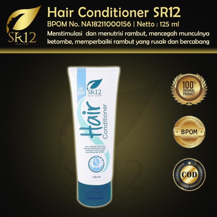SR12 Conditioner Anti Ketombe Rontok Hair Conditioner Shampoo SR 12