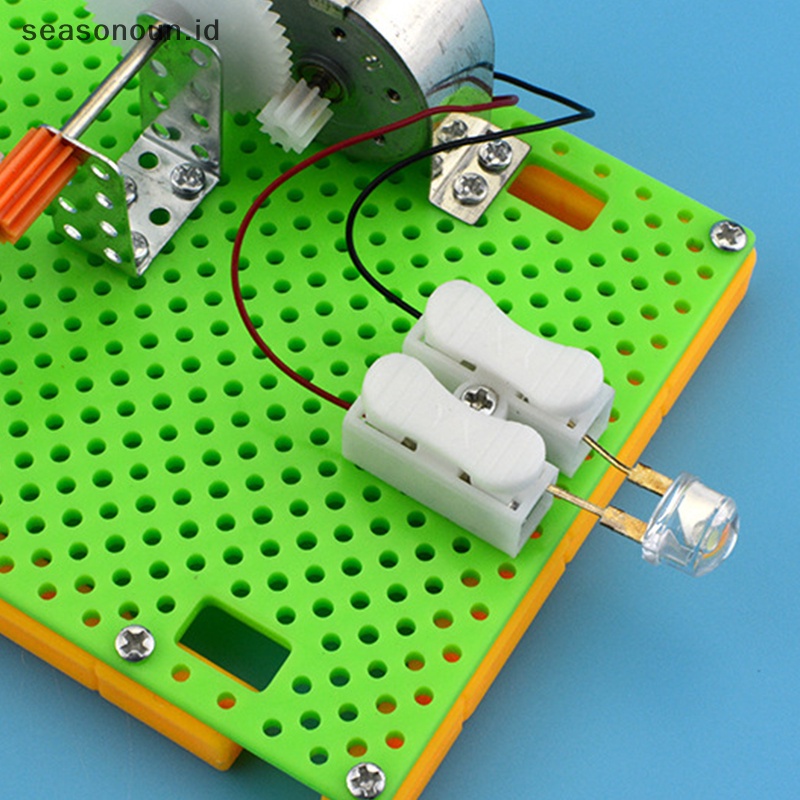 Mainan Edukasi Eksperimen Fisik Ipa Lucu Seasonoun Model Generator Engkol Tangan DIY.