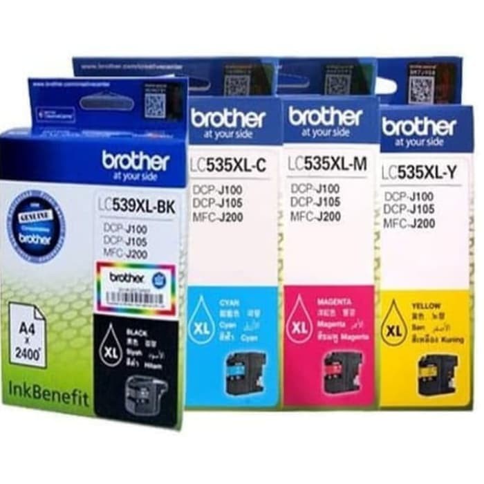 TINTA BROTHER LC539Y DCP-J100, DCP-J105, MFC-J200 - Merah