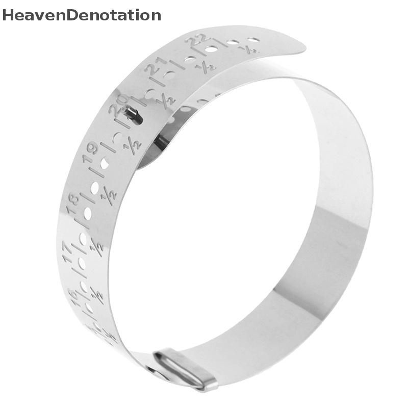 [HeavenDenotation] Stainless Steel Bangle Sizer Gauge Adjustable Gelang Tangan Alat Ukur HDV