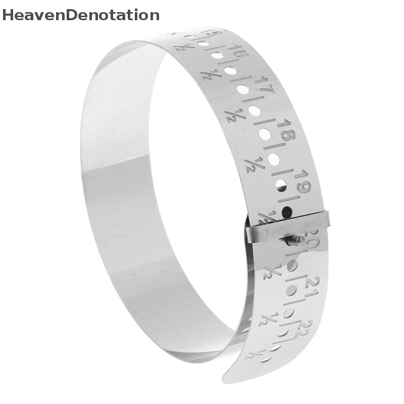 [HeavenDenotation] Stainless Steel Bangle Sizer Gauge Adjustable Gelang Tangan Alat Ukur HDV