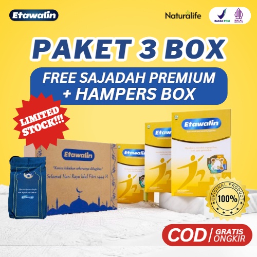 

SPECIAL DISCOUNT|TERBAIK TERMURAH|| [FREE HAMPERS] PAKET 3 BOX ETAWALIN - Paket Sembuh Susu Sendi Atasi Radang Sendi Nyeri Tulang Cegah Kesehatan Susu Bubuk Murni Original Ettawa 100% Ori Susu Asam Urat Etawalin Platinum