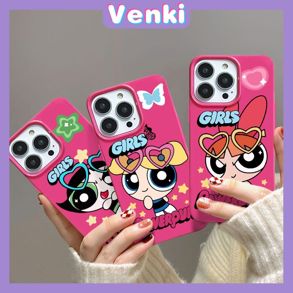 VENKI - For iPhone 11 iPhone Case Black Glossy TPU Soft Case Shockproof Protection Camera Cute Cartoon Character Compatible with iPhone 14 13 Pro max 12 Pro Max xr xs max 7 8Plus