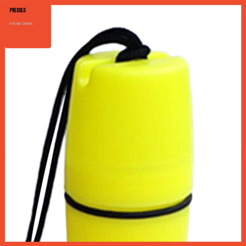 [Predolo] Botol Wadah Anti Air Dg Pengait Untuk Scuba Diving Snorkeling Kayak Kuning