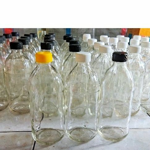 Apel 500ml, Botol Kaca 500ML Polos, Botol Madu, Botol Kombucha