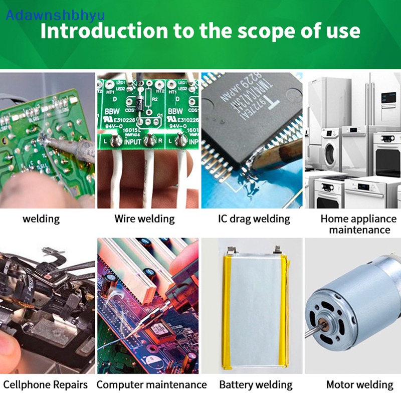 Kawat Solder Kemurnian Tinggi Adhyu Rosin Core Tin Wire Berbagai Solder Elektronik Welding ID