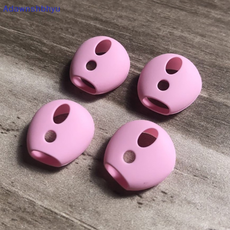 Adhyu 2pcs/pasang Tutup Telinga Untuk Apple Airpods Silikon Lucu Non-slip Ear Caps Aksesoris ID