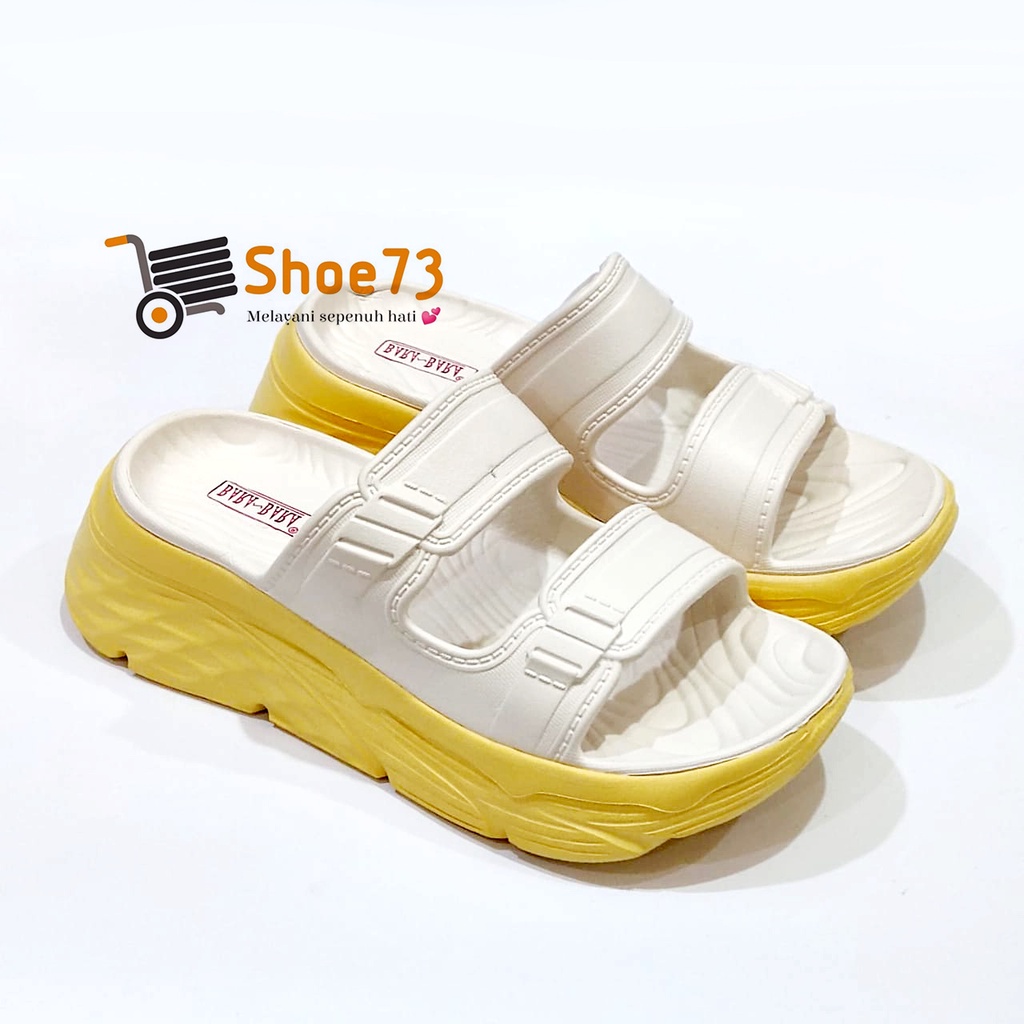 BARA-BARA 8087 - ZHB2 SIZE 37-41 ORIGINAL | Sandal Selop Jelly Tinggi Wanita | Sendal Kokop Cewek Impor