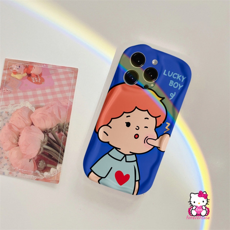 Pasangan Kartun Lucu Cewek Cowok Casing Untuk Redmi Note11 10 10Pro 11s 10 Pro Max Plus 10s Redmi A1 9A 10A 9 10 A2 9C NFC 10C 9T POCO M3 3D Wavy Curved Edge Lovers Soft Tpu Case Cover